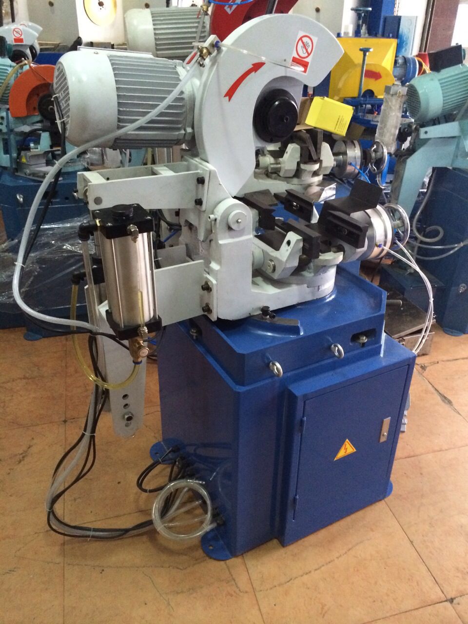 不锈钢切管机 圆锯机315半自动切管机 无毛刺水切割机