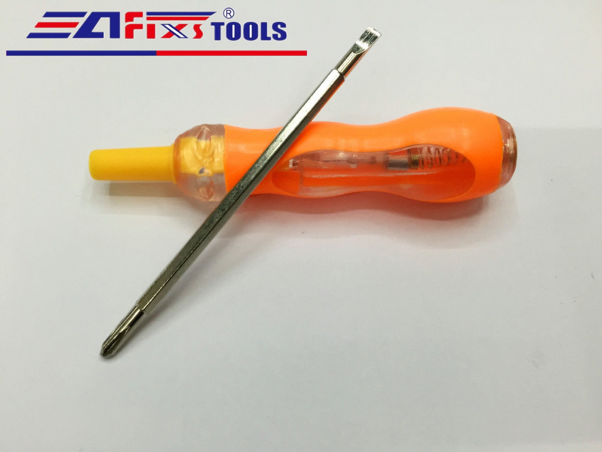 Afixs Factory Direct Sales Peanut 4mm Dual-Use Test Pencil Screwdriver Hardware Tools Family Set