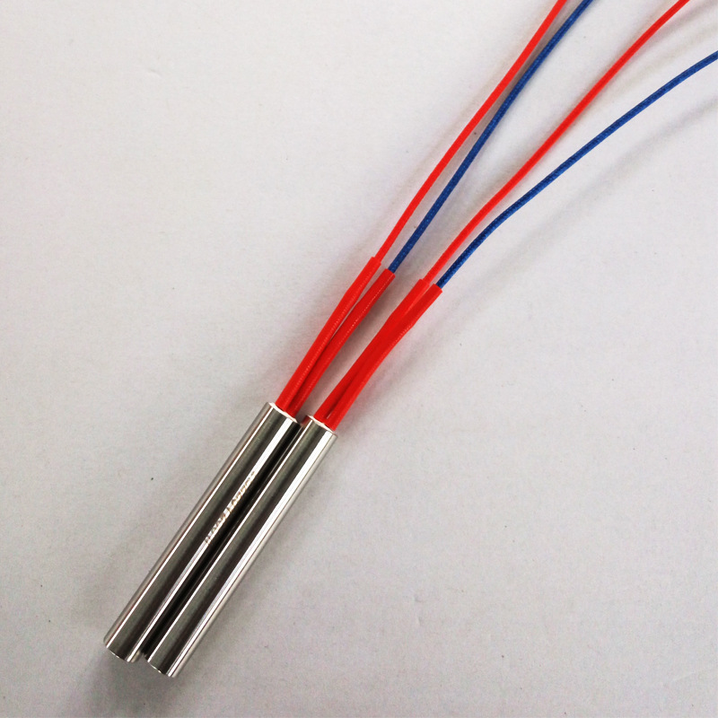 双色线单头加热管 单端电加热棒发热管 单端单头电加热管