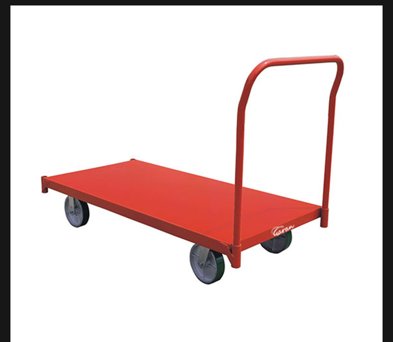 上海供应 出口型折叠手推车 铁板手推平板车,钢制工具车