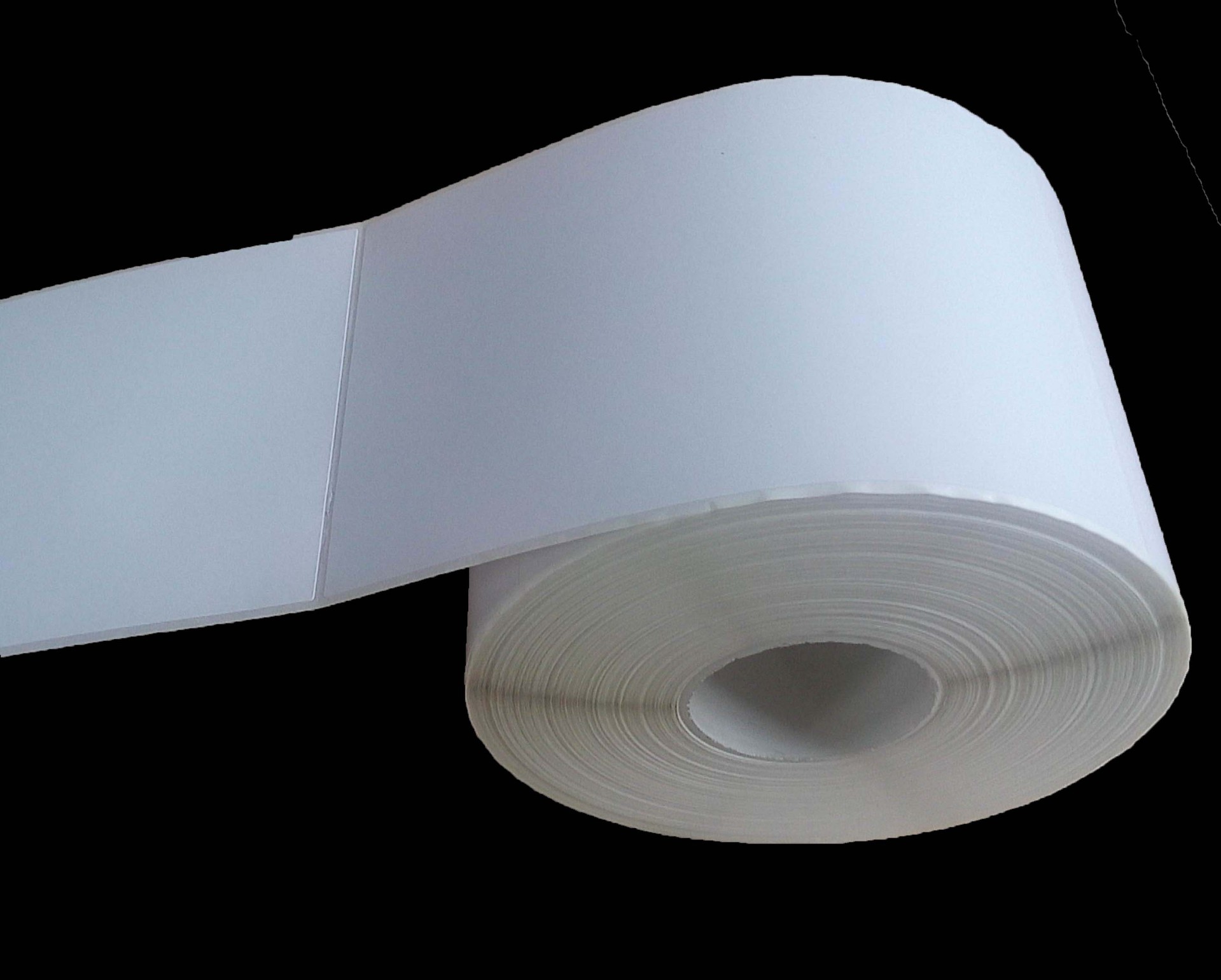 铜版不干胶标签 100×150mm 空白成卷800个 r .