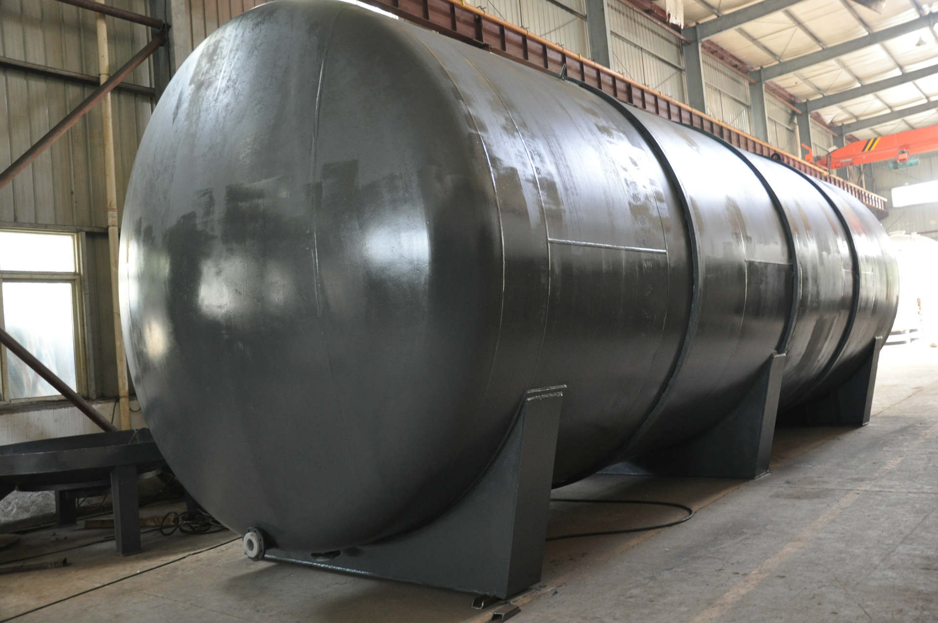 卧式钢衬塑储罐,浓硫酸罐,盐酸罐,危化品容器生产资质