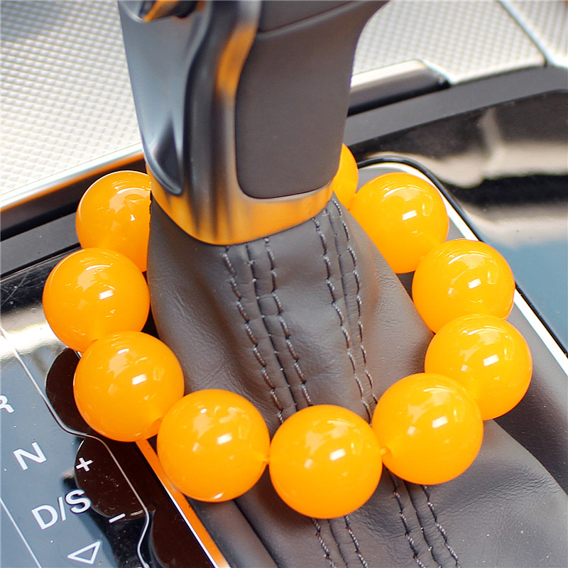 汽车饰品 男士手链 手串 仿蜜蜡档位珠 汽车挂件 车挂 内饰用品