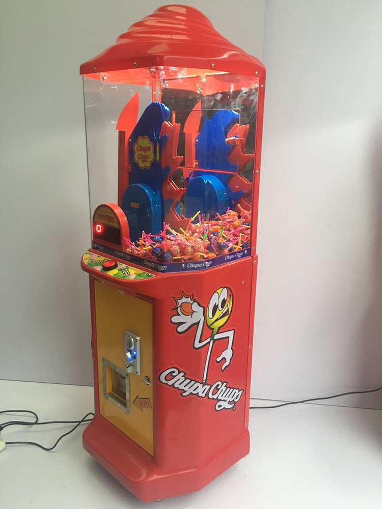 儿童投币游艺机糖果贩卖机糖果乐园塑料弹珠机奖励棒棒糖礼品机