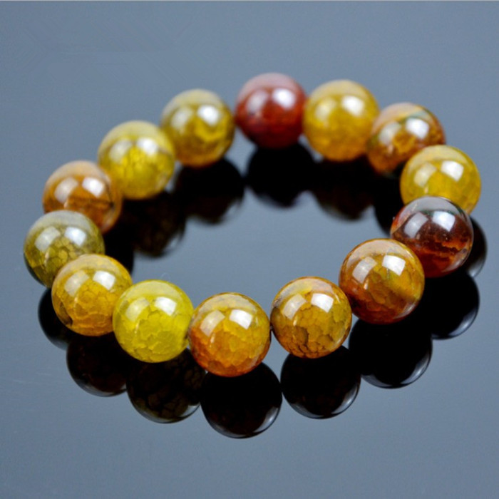 儿童手镯批发 彩虹玛瑙手镯 小孩镯子玉器多彩小号儿童款手环