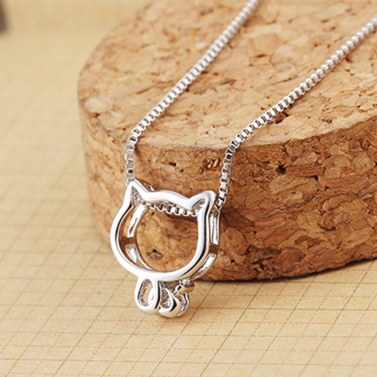 小猫咪 首饰项链短款锁骨毛衣链时尚饰品批发 厂家直销