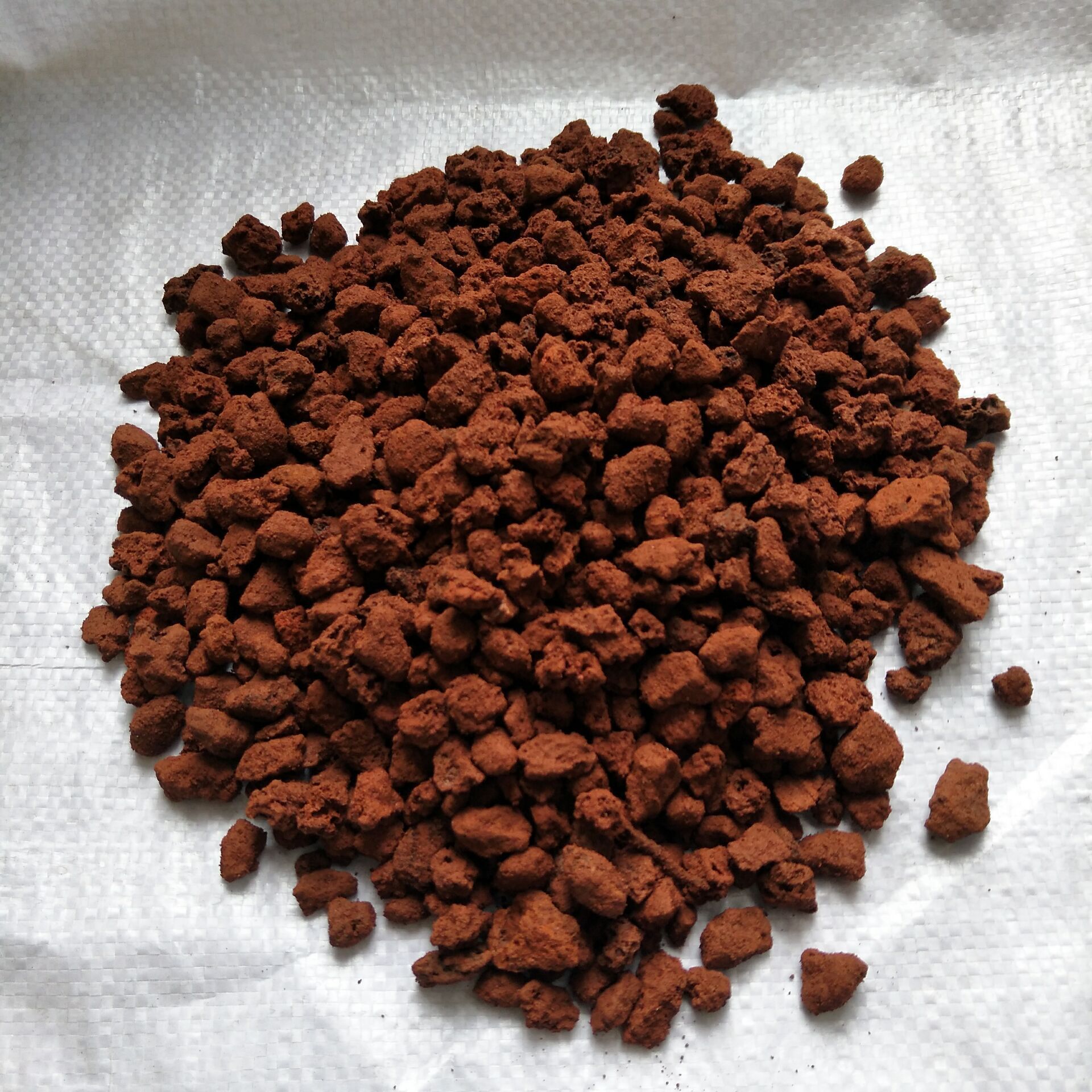 多肉盆景土火山岩天然火山石6--10mm整包20千克