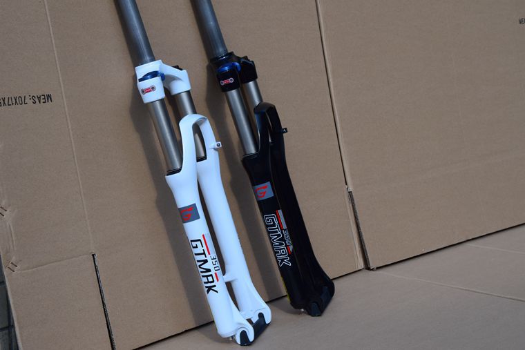 gtmrk350油簧避震前叉 油压前叉 山地车前叉 自行车减震前叉26寸2