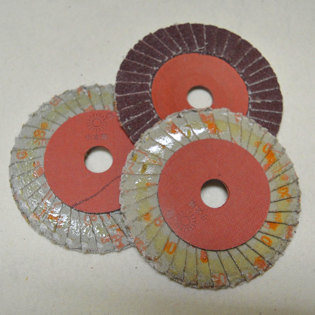 小太阳花形叶轮100mm36页16孔不锈钢磨片