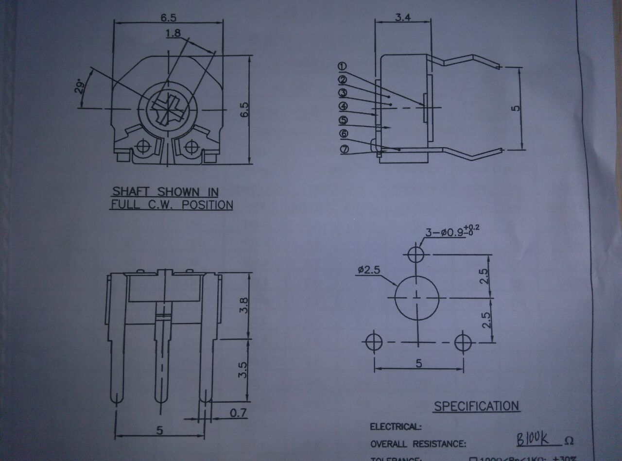 台湾产西班牙电位器rp06z,精度高
