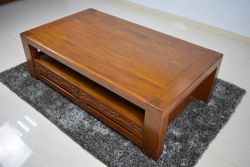 实木茶几 中式金丝胡桃木简约客厅家具实木茶几韩园实木家具包邮