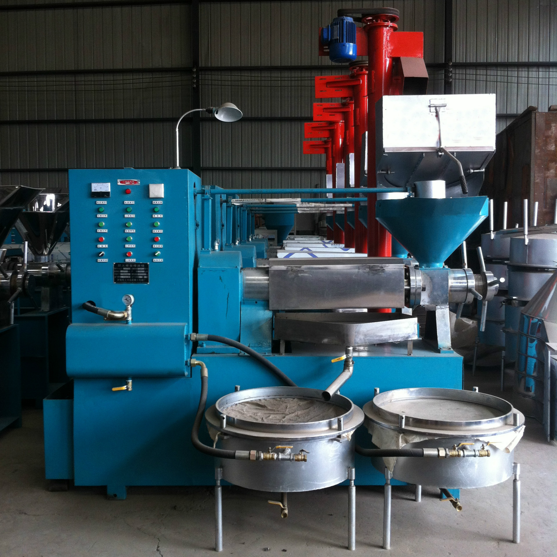 厂家直销 60型螺旋榨油机 大型商用榨油机 出油率高 食用油榨油机