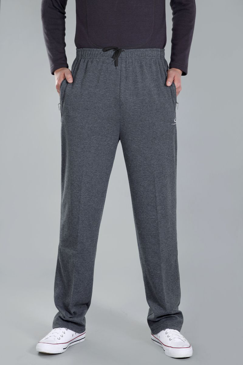 中老年男士纯棉休闲裤加肥加大码运动裤夏装薄款长裤高腰松紧裤子