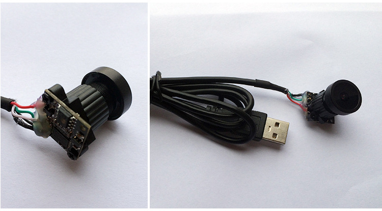 厂家批发usb720p高清摄像头模块 100万像素无畸变摄像