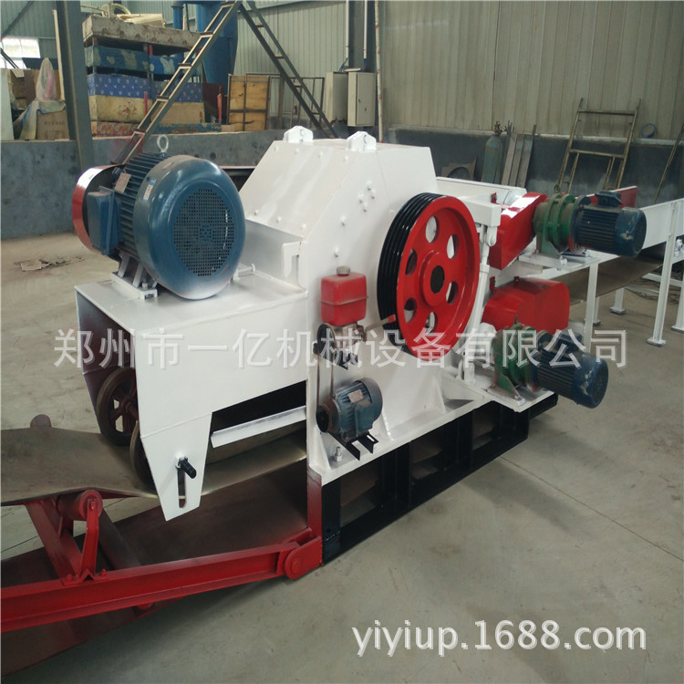 林业机械-平进料口盘式木材削片机 斜进料口树