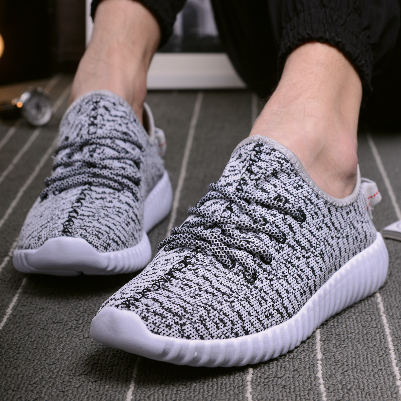 保罗骆驼夏季透气椰子鞋男网布鞋运动潮休闲