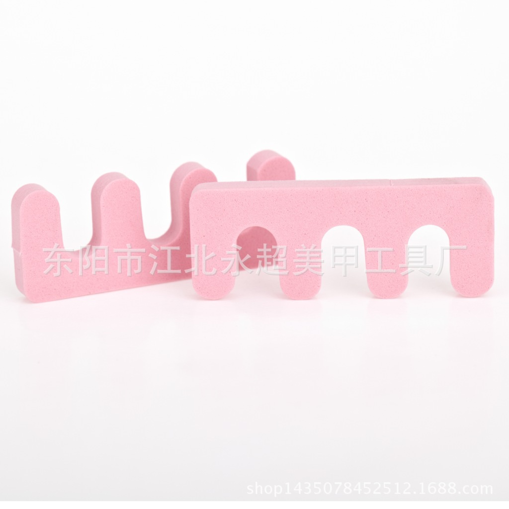 Manicure Implement Finger Cotton Finger Toe Finger Split Cotton Sponge Finger Splitter Toe Cotton Wholesale Taobao Supply