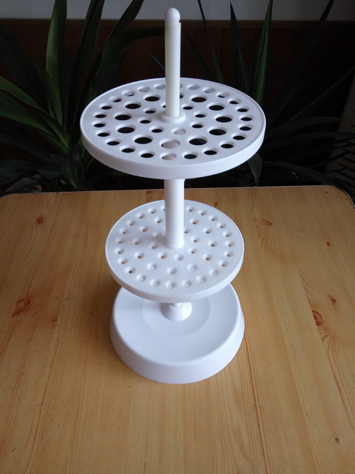 塑料圆盘刻度吸管架移液管架大肚吸管架胖度移液管