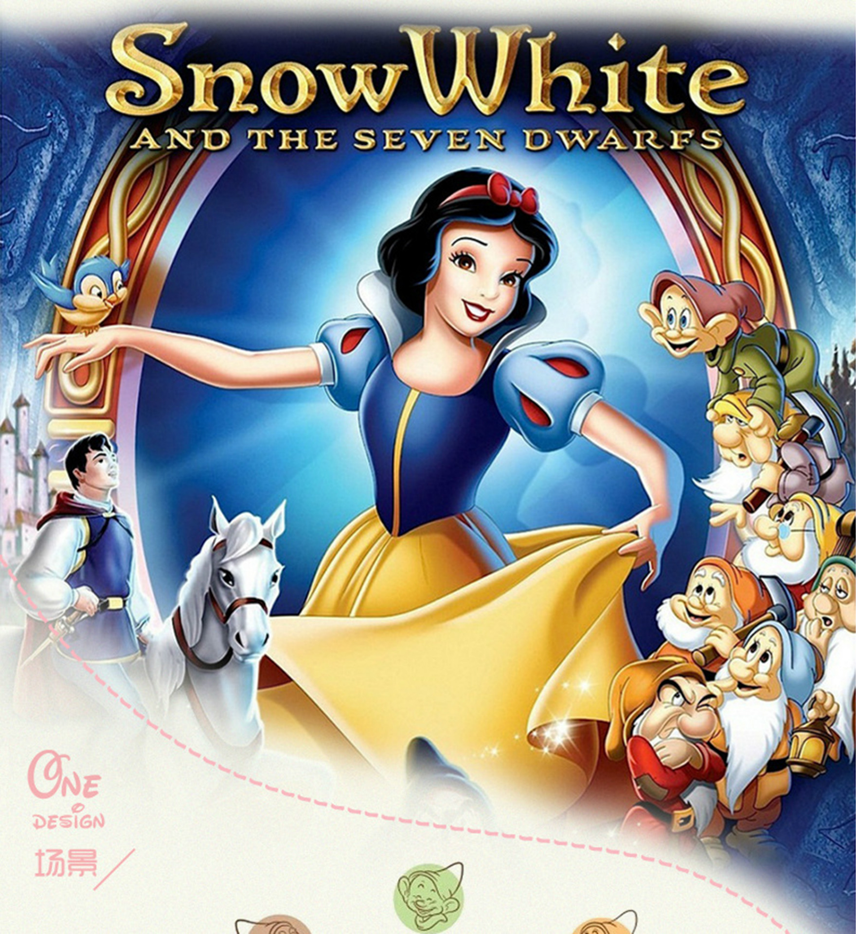 儿童白雪公主裙女童六一万圣节连衣裙演出服礼服表演服装外贸童装