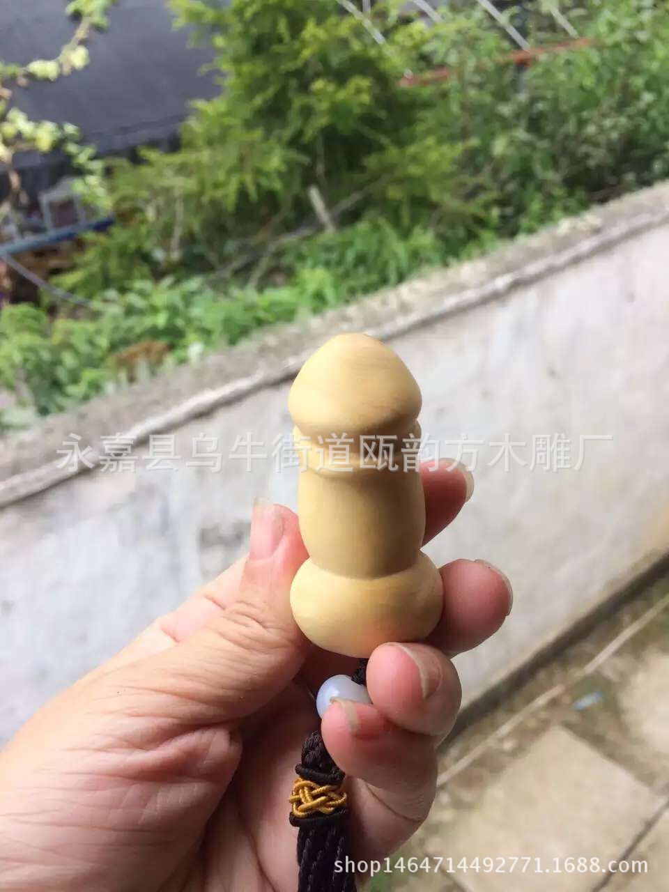 小叶黄杨木雕手把件 雕刻文玩把玩件升职器