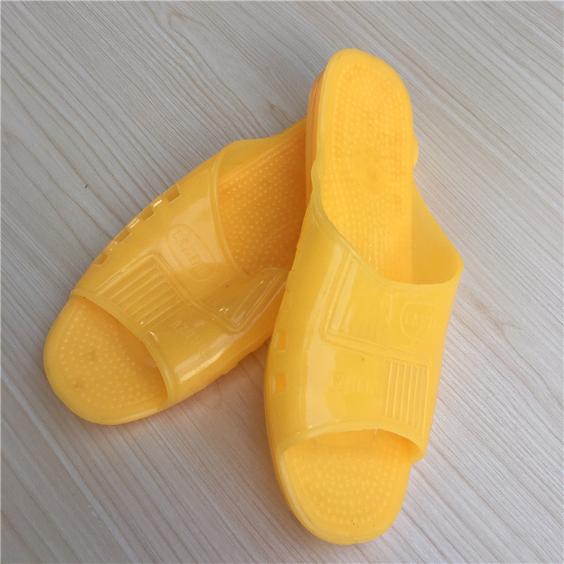 pvc黄胶拖鞋男夏冬爆款浴室防滑鞋耐磨不臭脚凉拖鞋吴川厂家直销