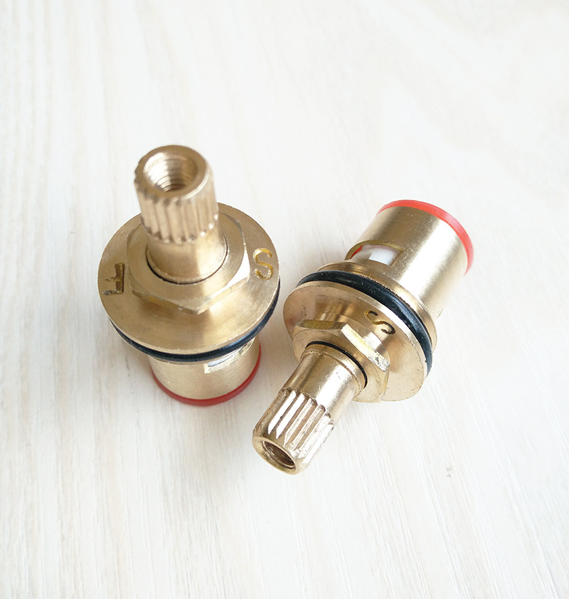 20mm全铜角阀陶瓷阀芯 冷热水龙头加厚快开阀芯 水暖五金.