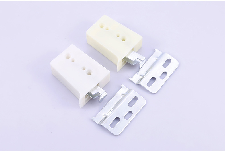 塑料明装吊柜吊码普通隐藏式橱柜吊码系列米白色家具五金厂家直销