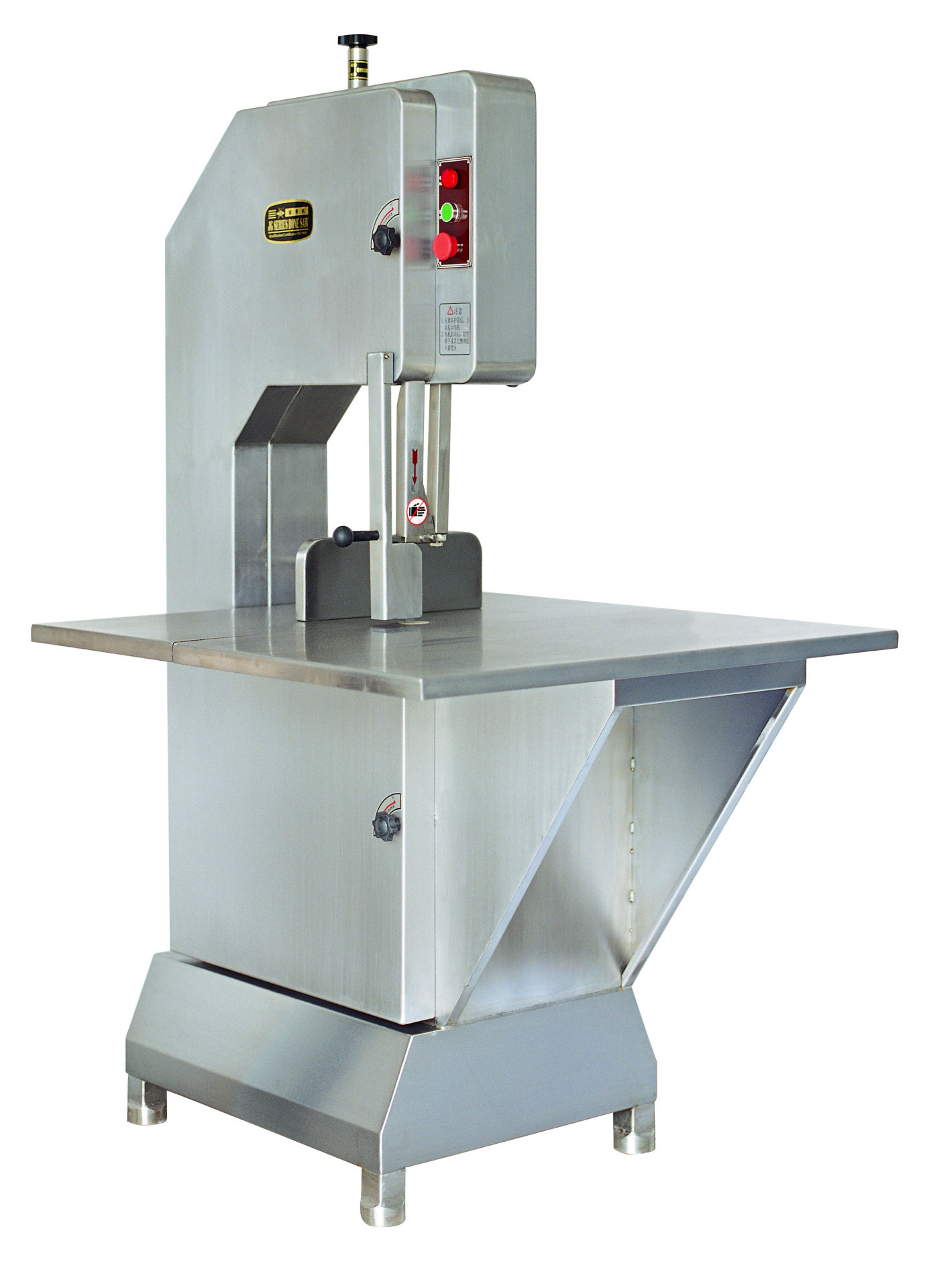 恒联jg400/650锯骨机商用不锈钢切骨头机器 大型电动切冻肉排骨机