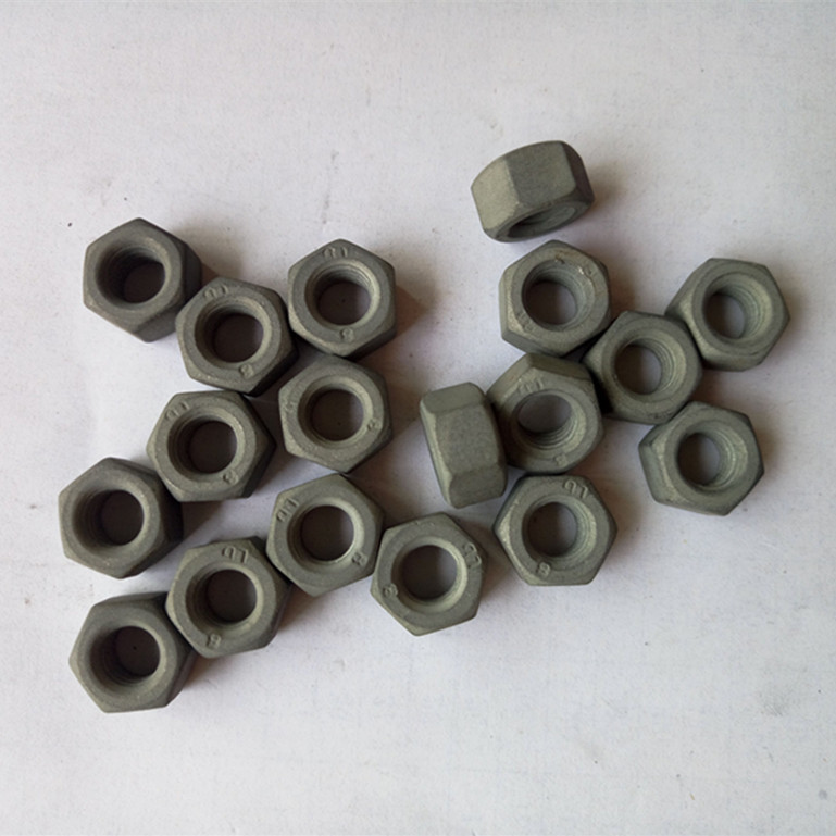 热渗锌六角螺母渗锌表面处理加工