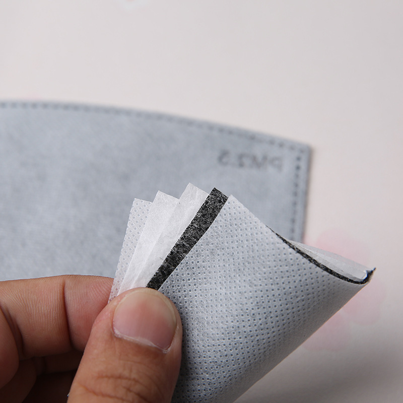 防霾口罩交易网 防霾口罩供应 防雾霾防尘方形弧形活性炭过滤片活性炭