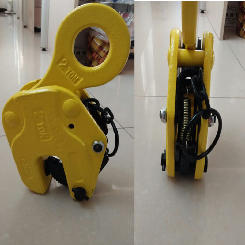 起重竖吊钳svc 钢板起重钳 1吨2吨3吨5吨 可定做红色黄色