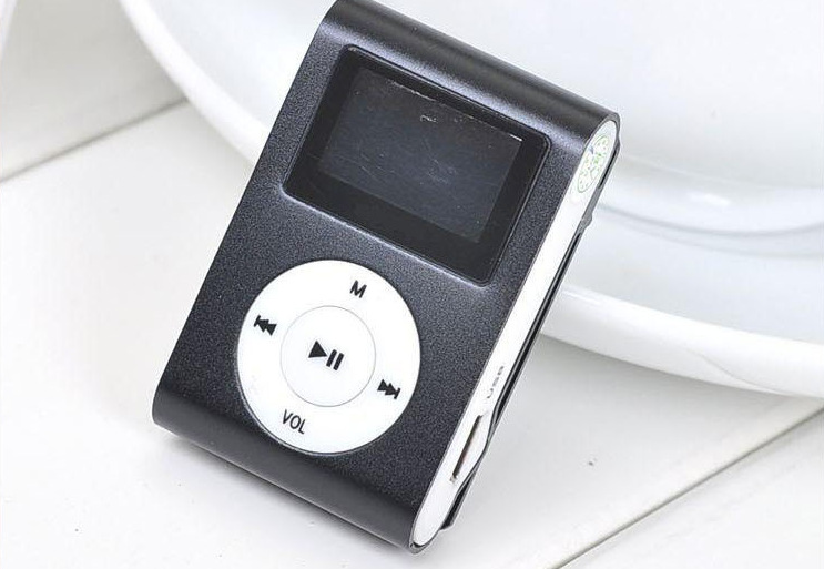 厂家直销 金属有屏夹子插卡mp3 迷你mp3播放器 经典夹子 创意礼品