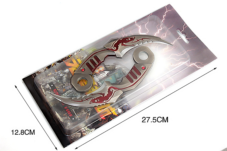 cf武器 双持毒牙 黄金毒牙对装可旋 未开刃生死狙击兵器模型周边