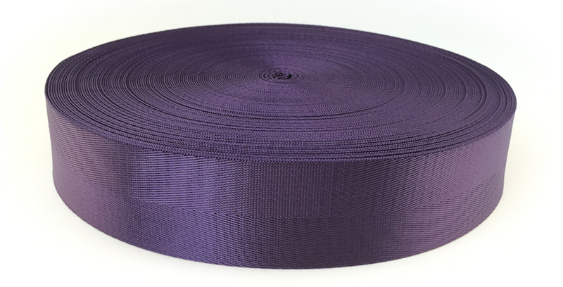 25mm斜纹尼龙绳带 2寸彩色人字仿尼龙亮光箱包织带现货批发可定做