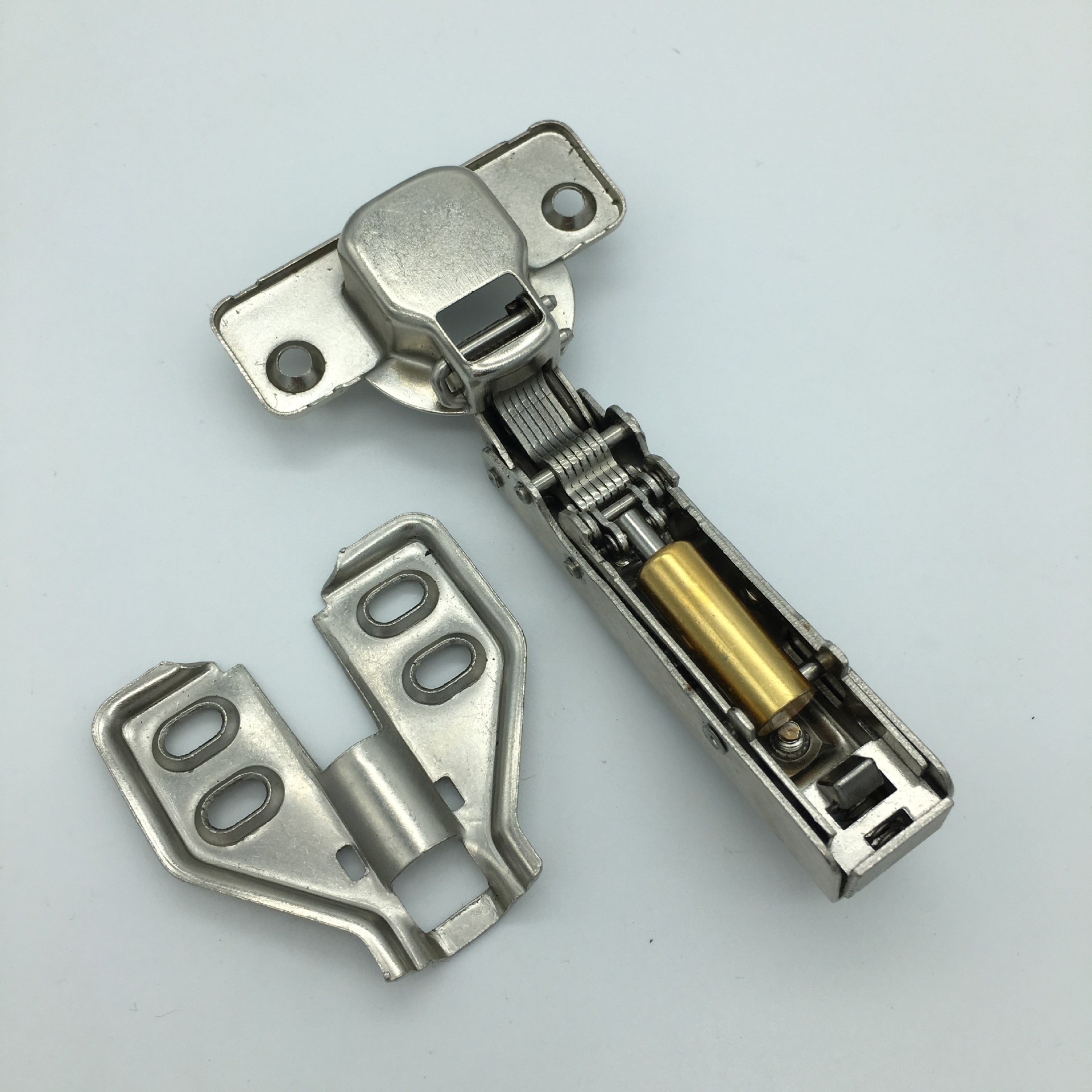 揭阳厂家铁液压 缓冲阻尼合页 烟斗铰链 飞机脚片 橱柜衣柜门铰链