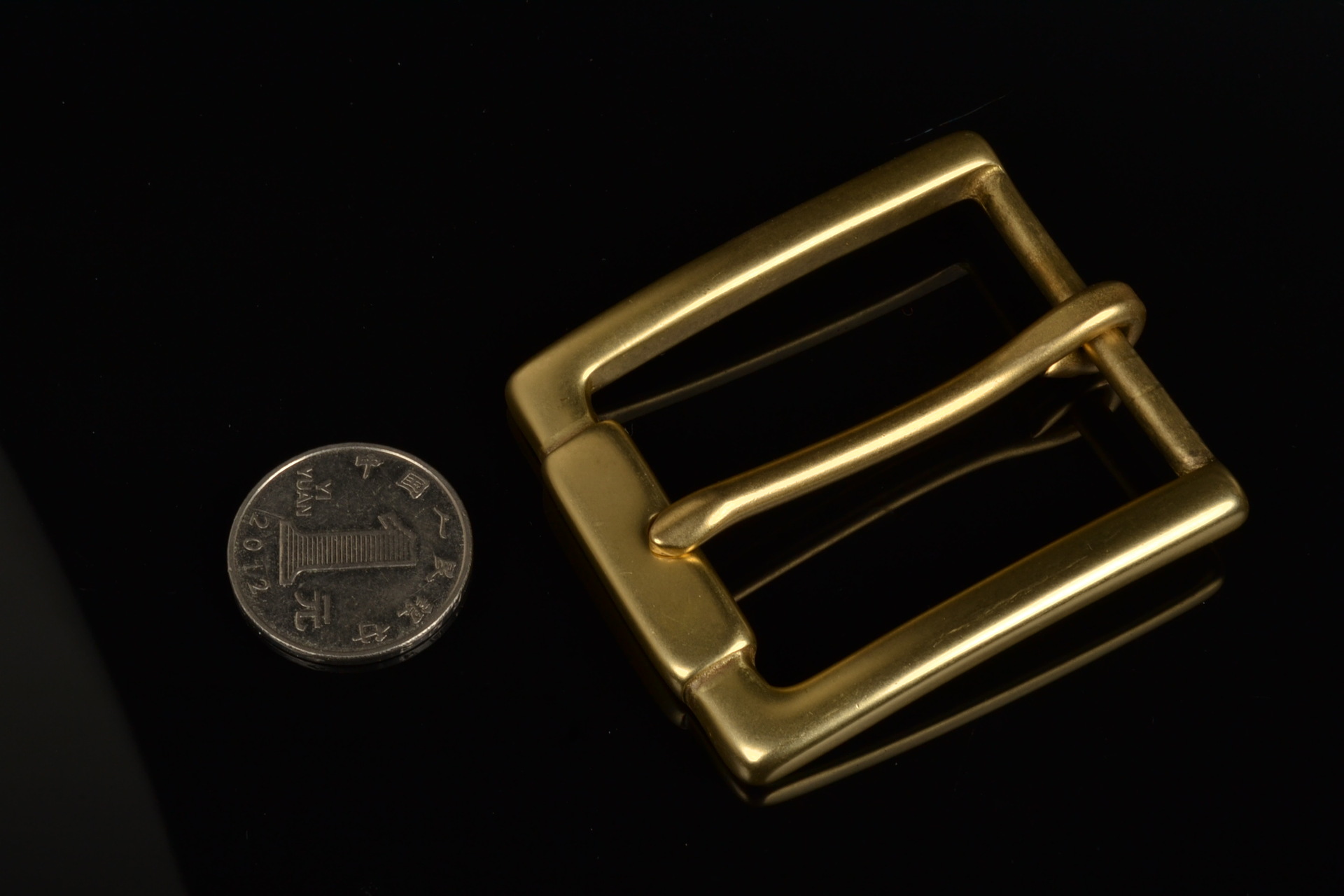 纯铜针式黄铜皮带扣头口字扣针扣腰带扣头皮带头男士女士腰带头