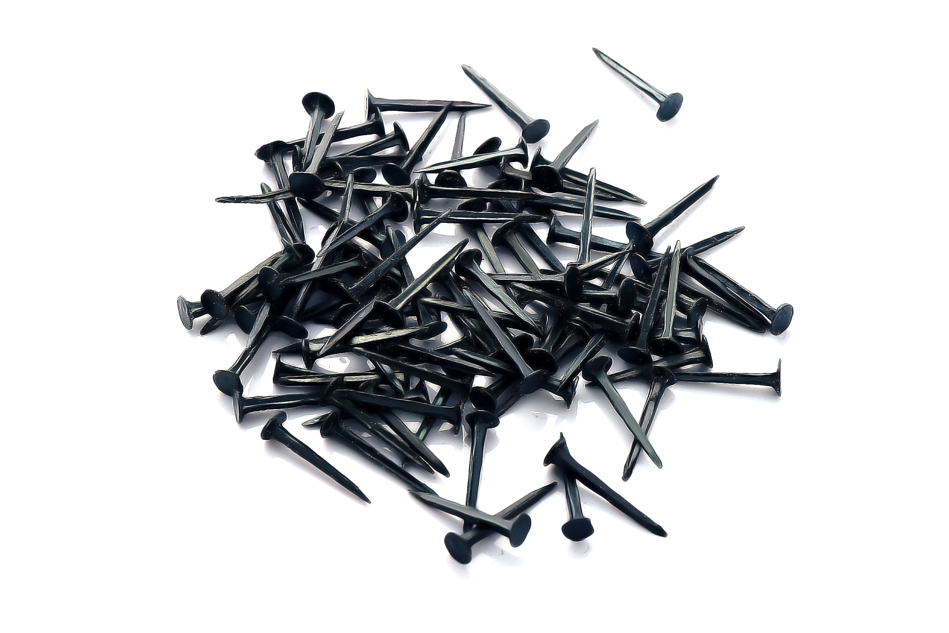 炜之兴 鞋钉菱形方钉帽定制鞋钉13寸-25寸黑色铁鞋钉现货盒装批发