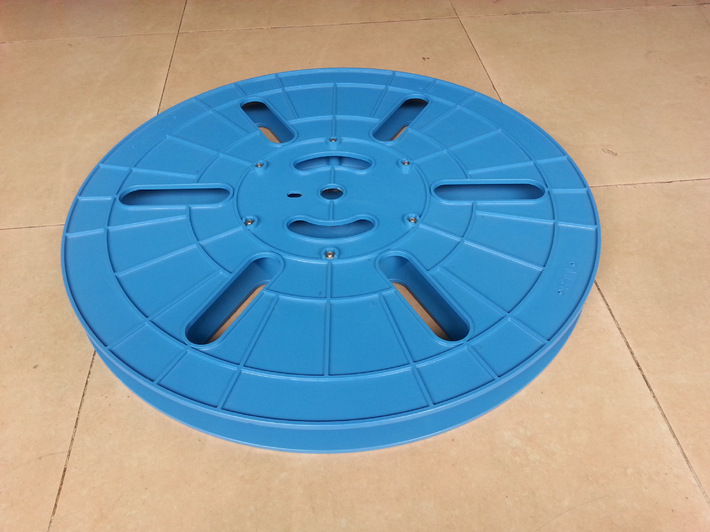 380型塑胶盘冲压卷盘 塑料端子电子收放料盘定制 现货批发