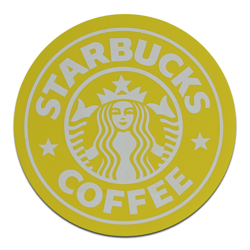 厂家直销 防滑防烫圆形硅胶杯垫 星巴克杯垫 创意硅胶隔热杯垫