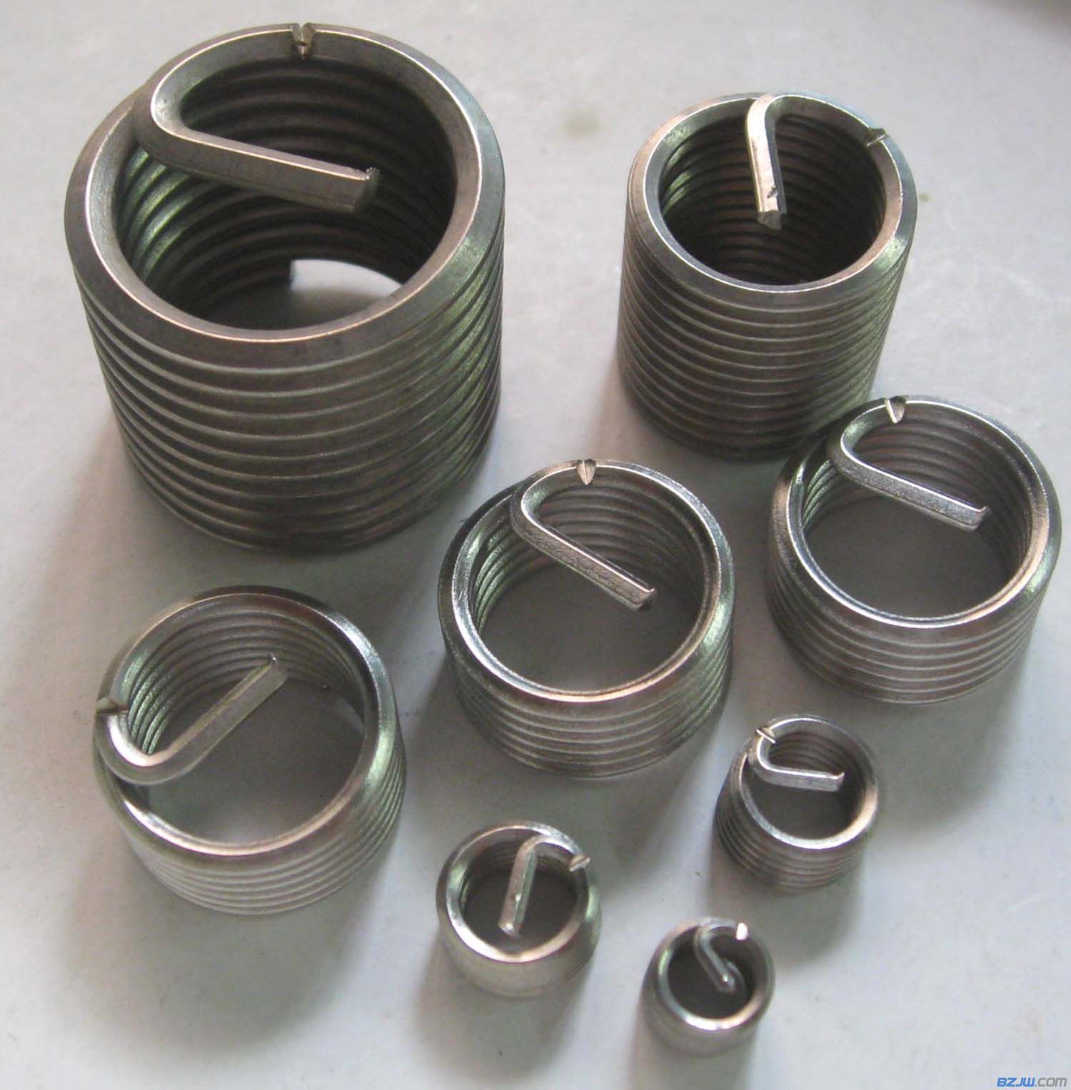 螺套m3/m4/m5/m6/m8/m10不锈钢304螺纹套/牙套/螺纹衬套/钢丝螺套