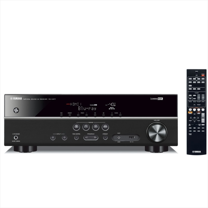 yamaha/雅马哈 rx-v377家用av功放机4k数字专业大功率5.1家庭影院