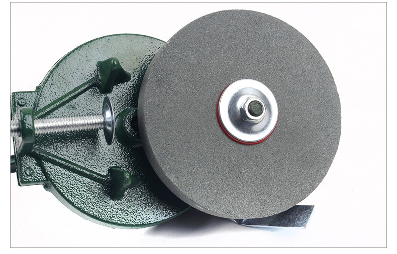 【厂家直销】打磨工具6寸手动砂轮架 diy打磨手摇 砂轮机