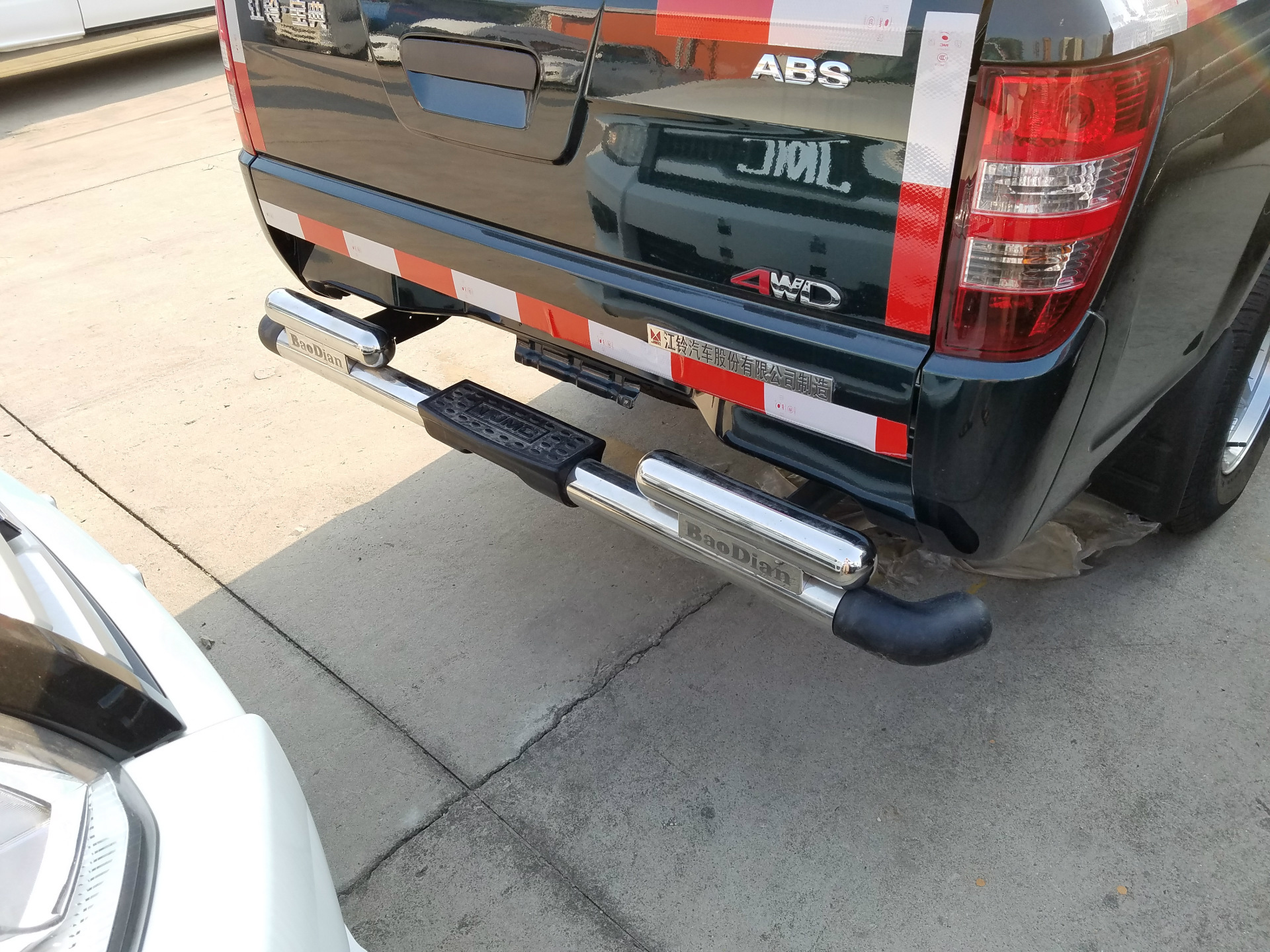 江铃宝典不锈钢后杠 加厚后保险杠 防撞杠