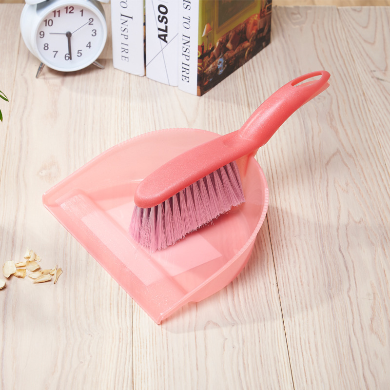 Plastic Dustpan Brush Suit Bed Brush Dust Remove Brush Dusting Brush Cleaning Brush Floor Brush Set 0720