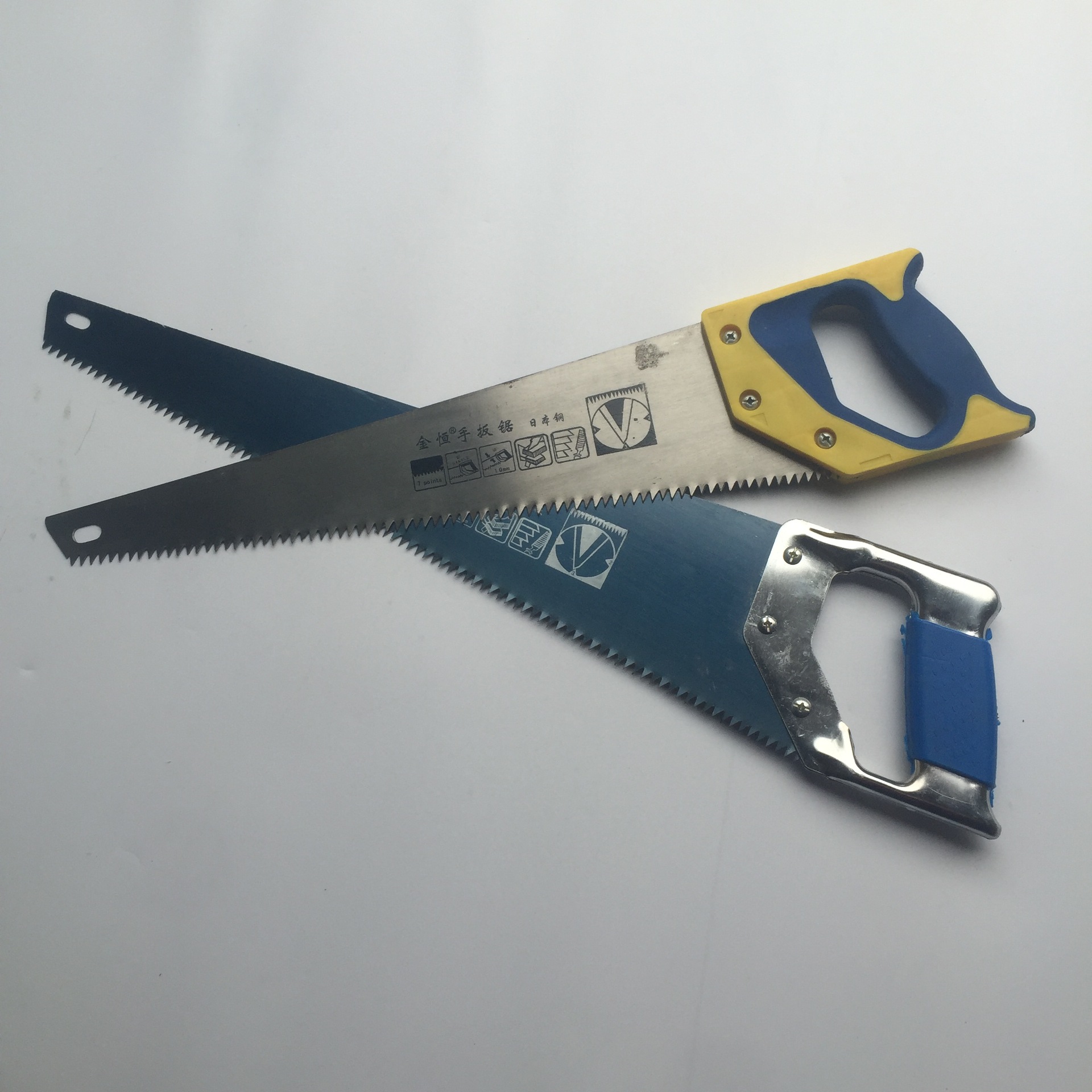 批发手板锯 塑料双色手柄 铁柄手板锯园林多功能园林果树伐木手锯