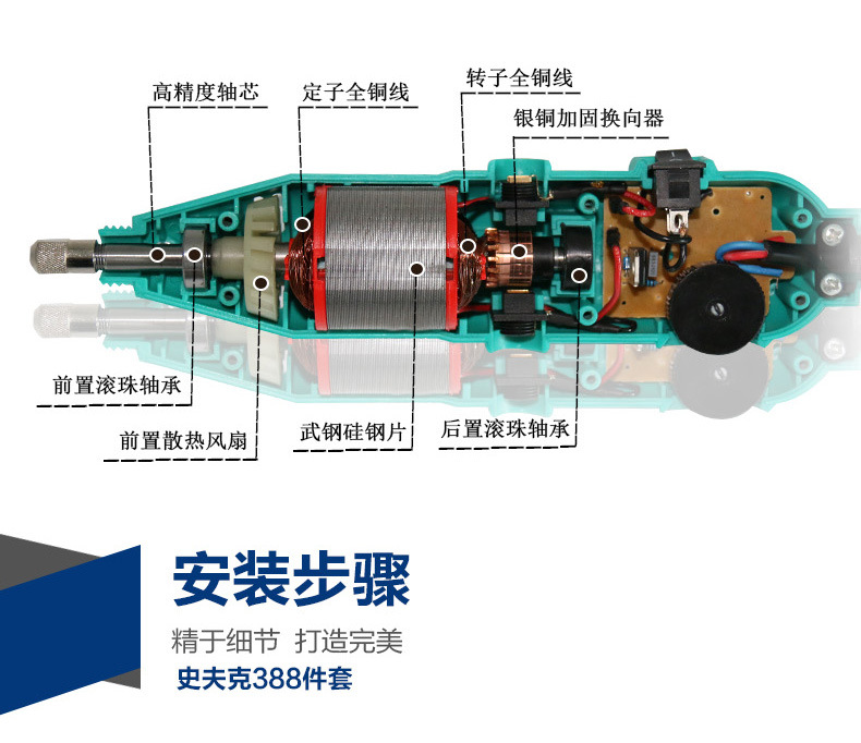 组合工具_厂家直销长直柄电磨机组合工具 带软轴 抛