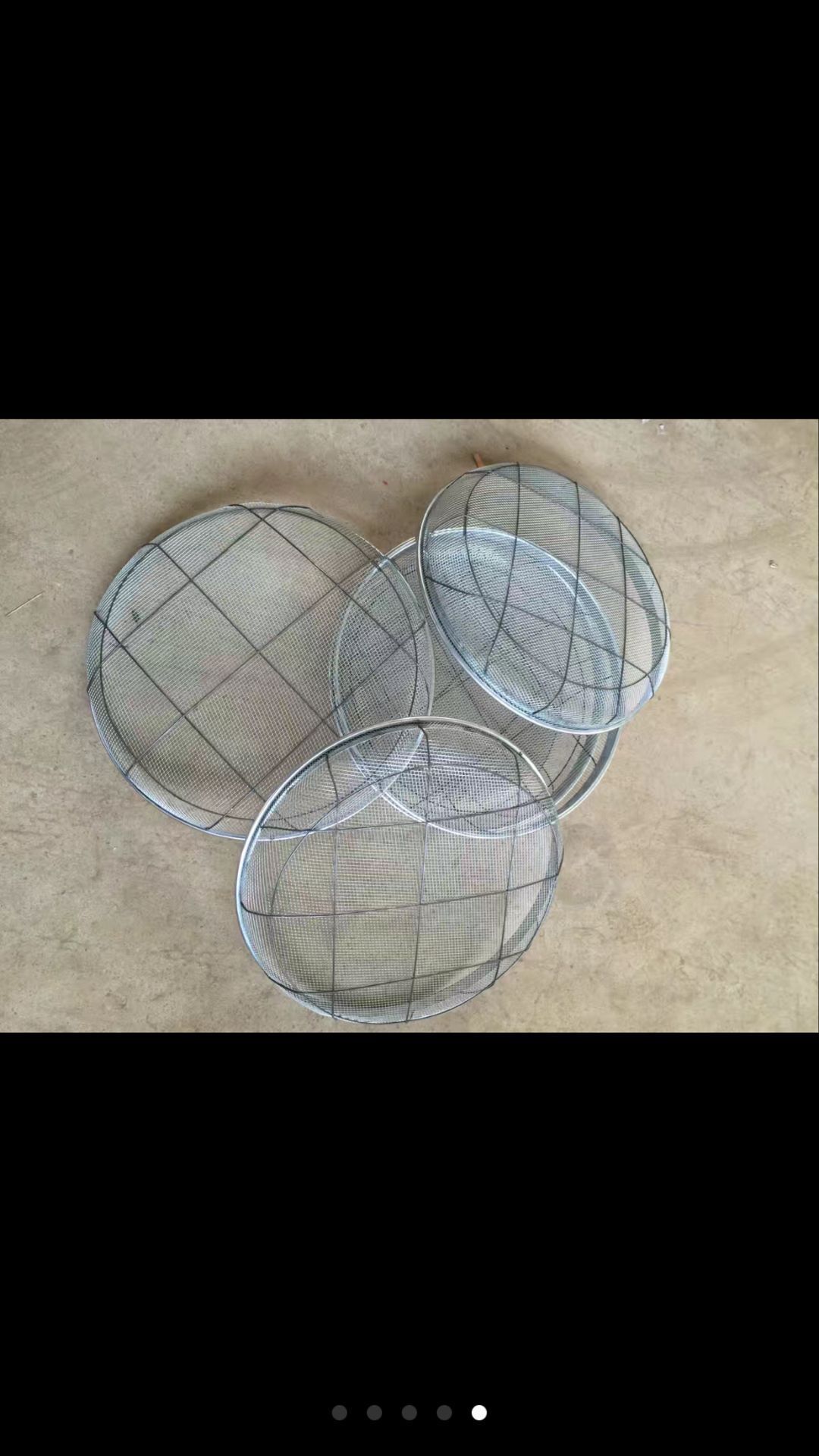 厂家大量生产批发圆型加厚铁筛子农用工业多用筛