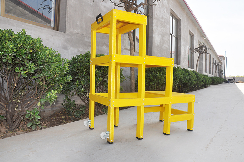 厂家直销绝缘高低凳 电力作业玻璃钢绝缘台1米3凳可定制质量.