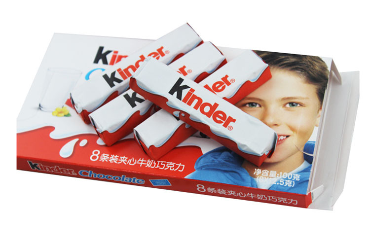健达夹心牛奶巧克力 正品中文版健达t8巧克力进口 休闲食品 批发