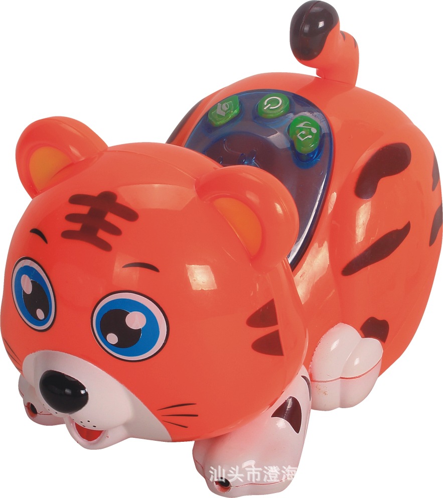 第一款:益智老虎【产品附带配件明细】遥控引导器 感应球【电池明细】